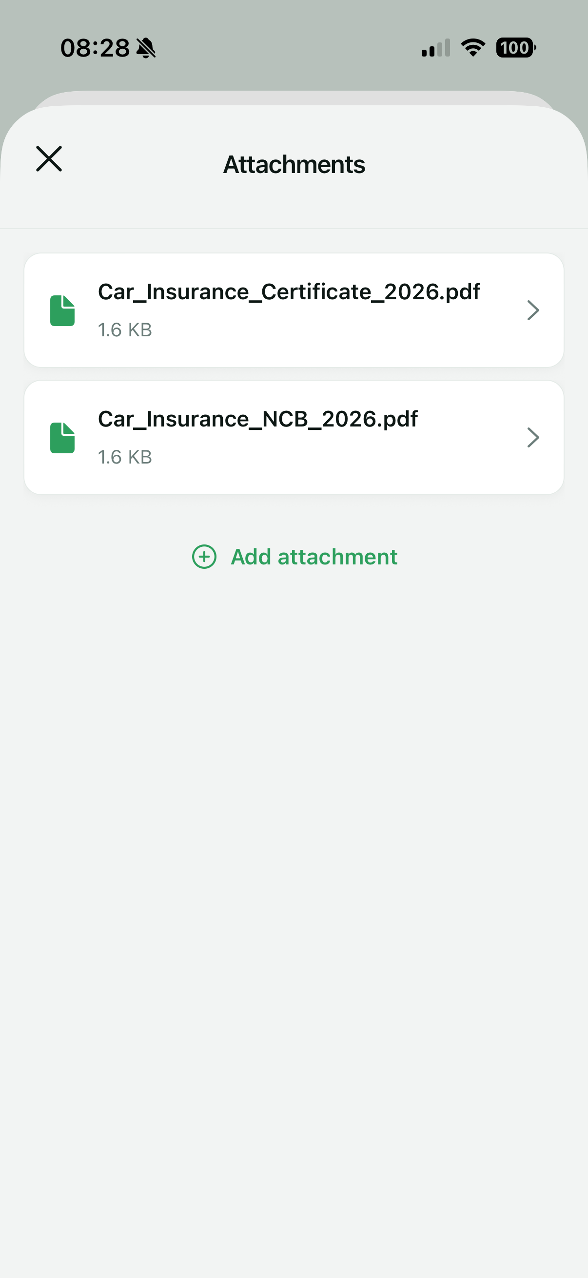 All Renewals - attachments